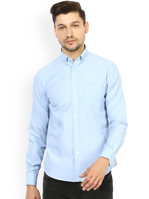 

Red Tape Men Blue Comfort Regular Fit Solid Casual Shirt