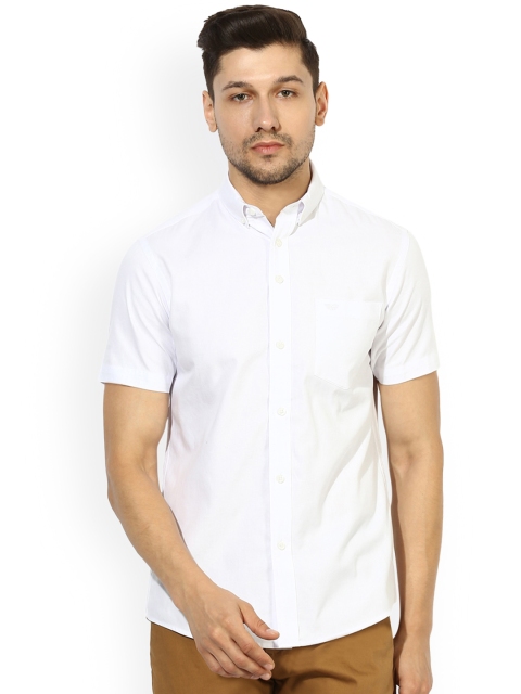 

Red Tape Men White Comfort Regular Fit Solid Casual Shirt