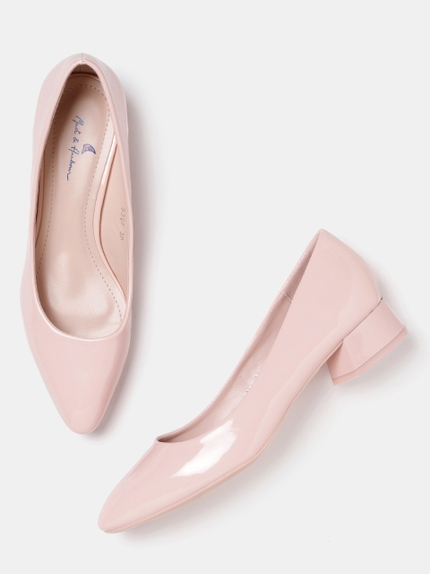 

Mast & Harbour Women Pink Solid Pumps