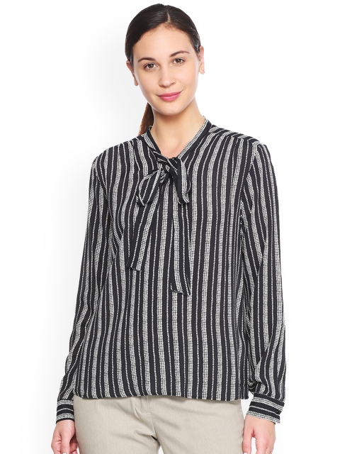 

Van Heusen Woman Women Black Printed Top