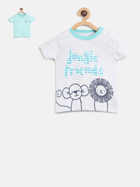 

MINI KLUB Boys Pack Of 2 T-shirts, Turquoise blue