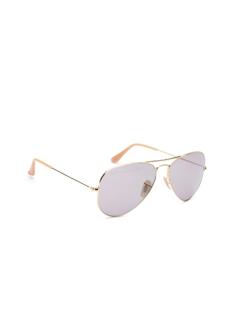 

Ray-Ban Men Aviator Sunglasses 0RB30259064V858, Lavender