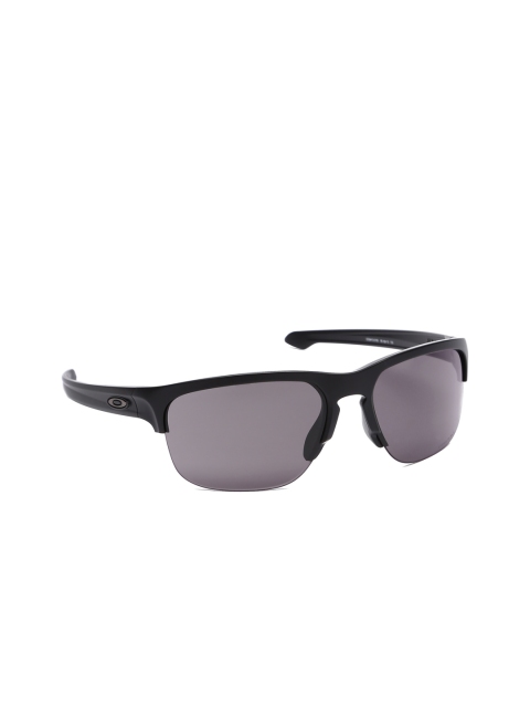 

OAKLEY Men 0OO941394130165 Rectangle Sunglasses, Grey