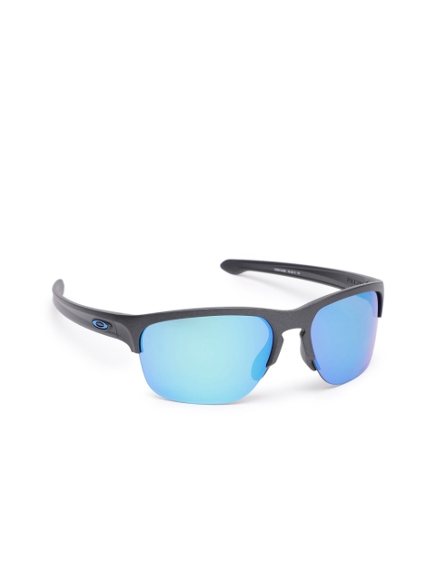 

OAKLEY Men Oval Sunglasses 0OO941394130665, Blue