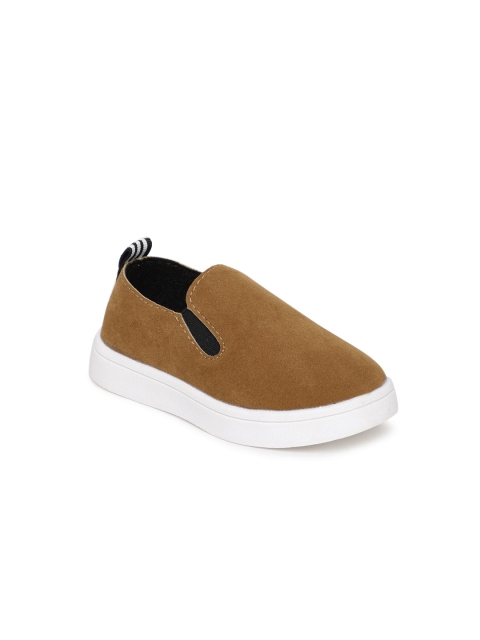 

Kittens Boys Brown Slip-On Sneakers