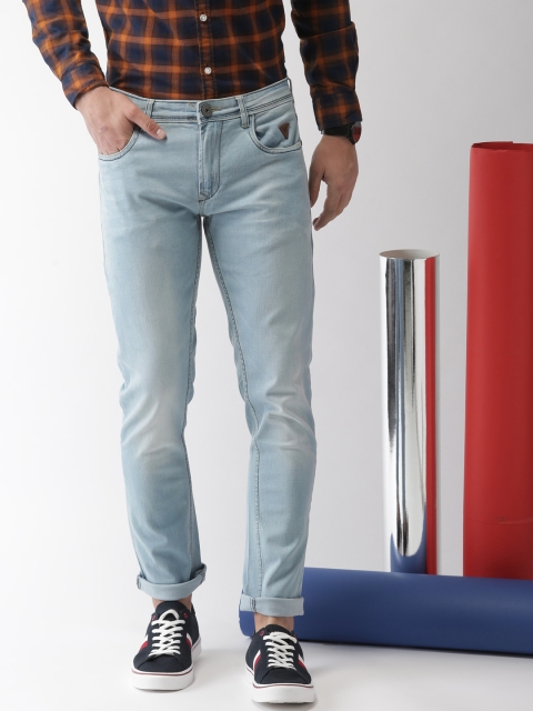 

Harvard Men Blue Skinny Fit Mid-Rise Clean Look Stretchable Jeans
