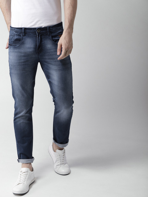 

Harvard Men Navy Blue Slim Fit Mid-Rise Clean Look Stretchable Jeans