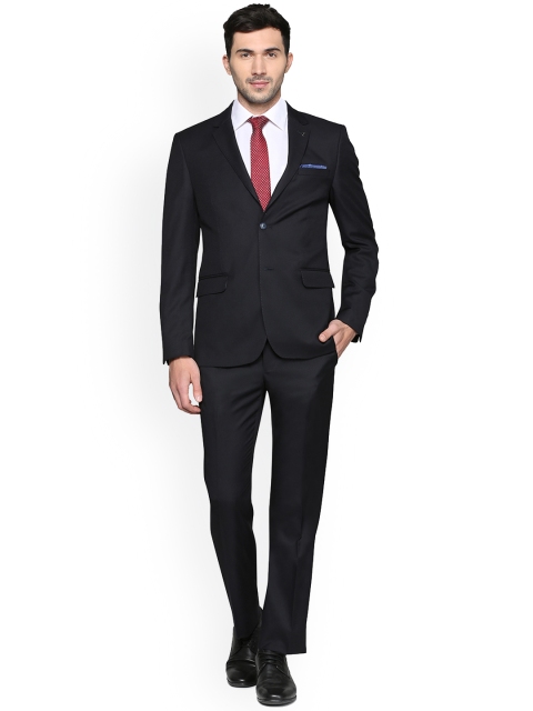 

Van Heusen Men Black Formal Suit