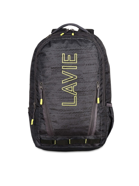 

Lavie Women Grey Printed Backpack