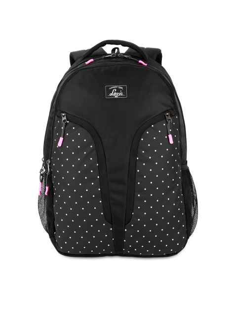 

Lavie Women Black Printed Backpack