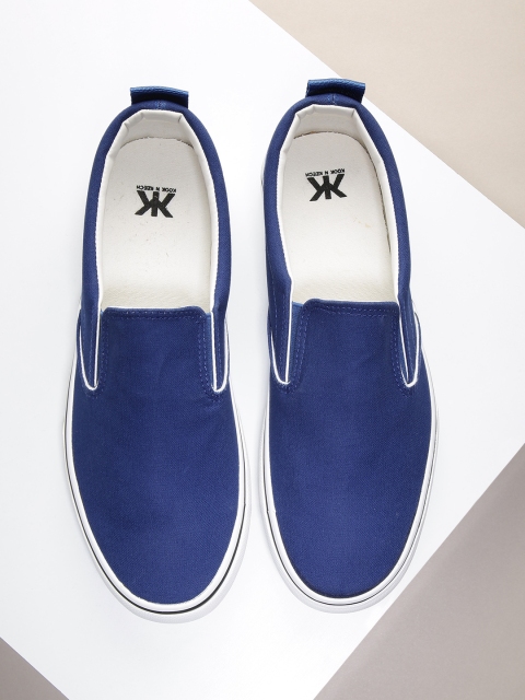 

Kook N Keech Men Blue Slip-On Sneakers