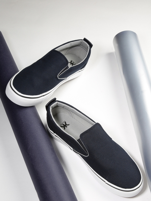 

Kook N Keech Men Navy Blue Slip-On Sneakers