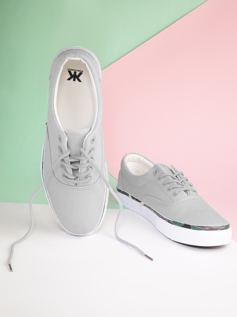 

Kook N Keech Men Grey Sneakers