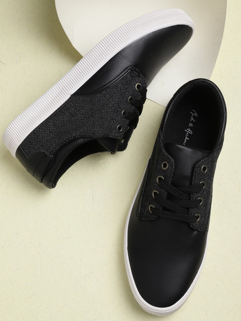 

Mast & Harbour Men Black Sneakers