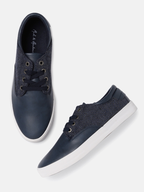 

Mast & Harbour Men Navy Blue Sneakers