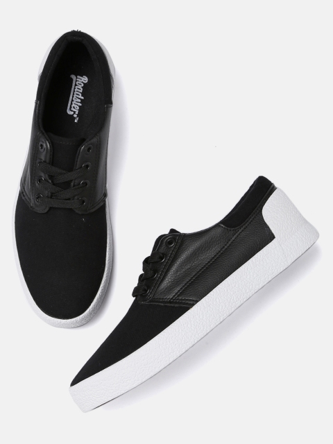 

Roadster Men Black Sneakers