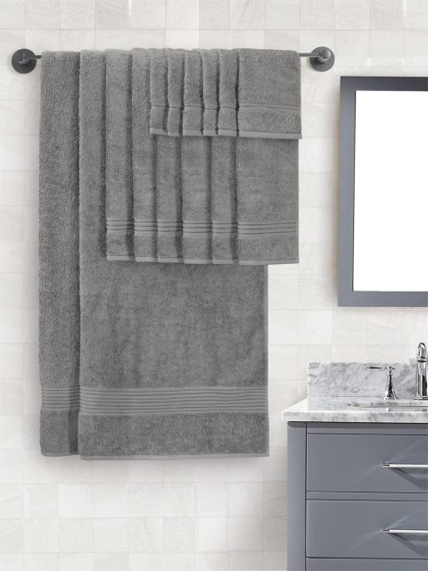 

Swiss Republic Pack of 14 Grey Bath Towel Set