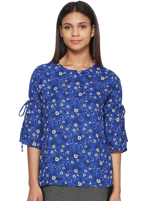 

Van Heusen Woman Women Blue Printed Top