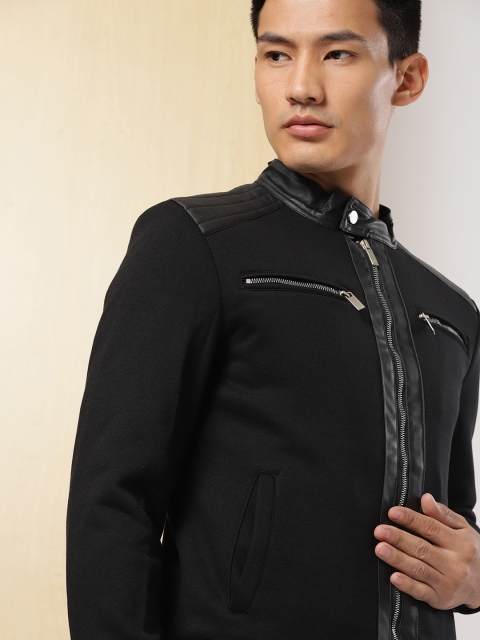 

INVICTUS Men Black Solid Bomber