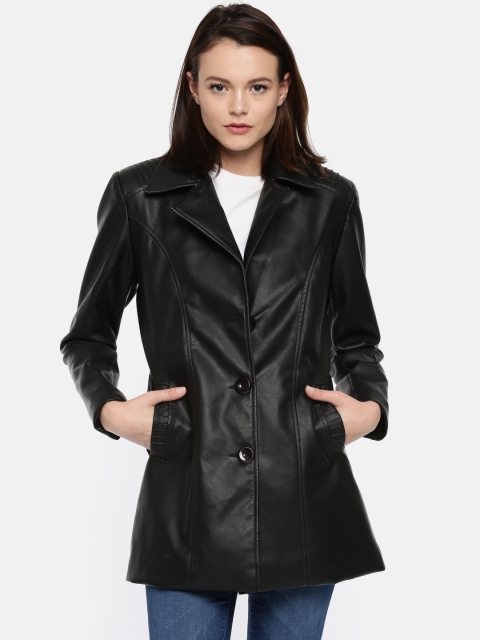

DressBerry Women Black Solid Tailored Jacket