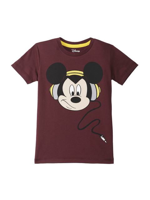 

Mickey & Friends featured Maroon Tshirt for Boys