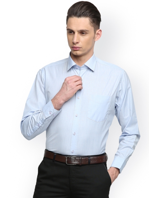 

Splash Men Blue Skinny Fit Solid Formal Shirt