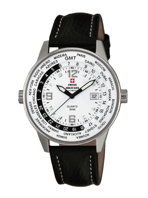 

Swiss Military by Chrono Men White Analogue Watch