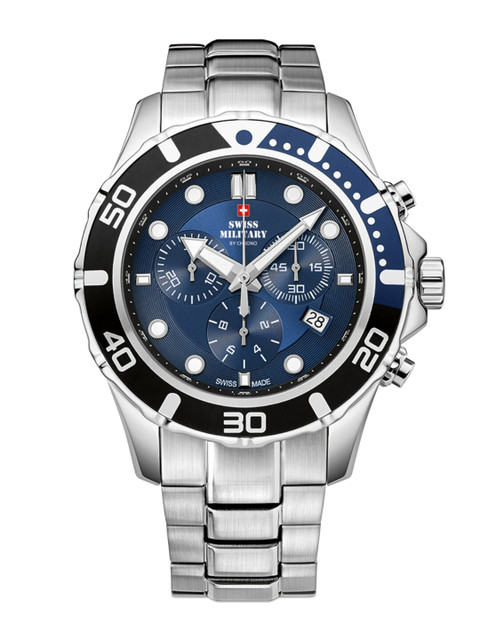 

Swiss Military by Chrono Men Blue Analogue Watch