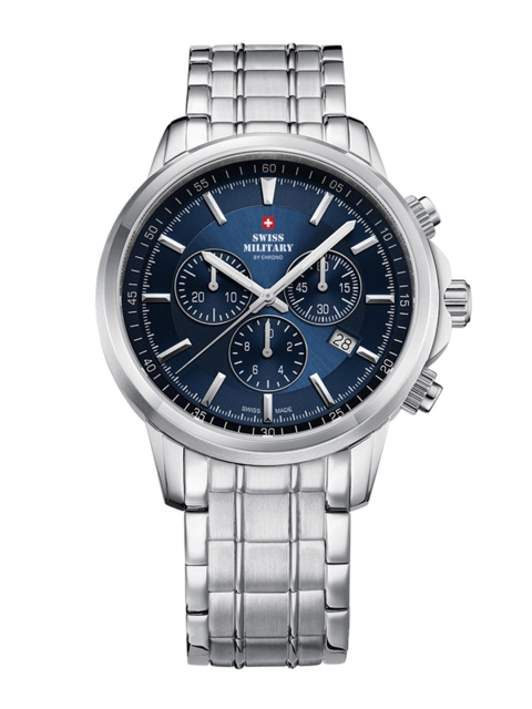 

Swiss Military by Chrono Men Blue Analogue Watch