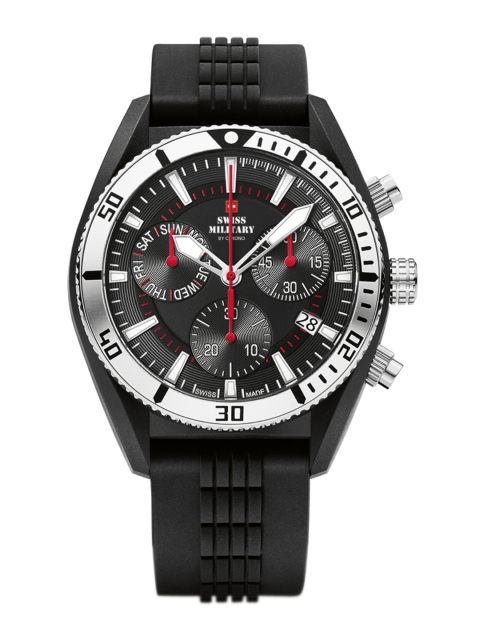 

Swiss Military by Chrono Men Black Analogue Watch