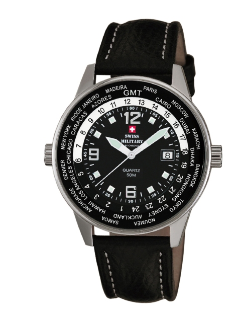 

Swiss Military by Chrono Men Black Analogue Watch