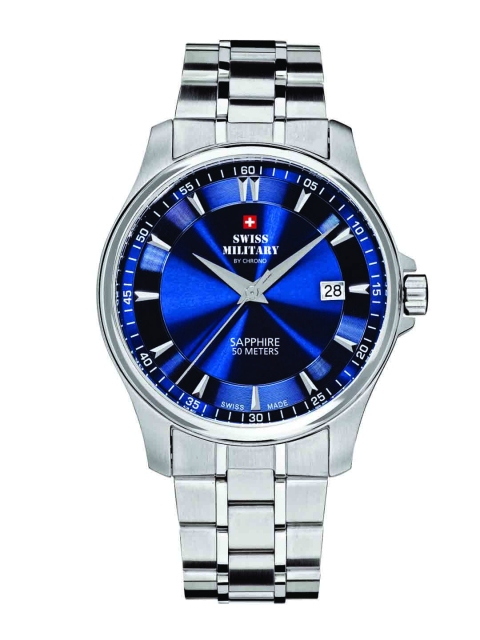 

Swiss Military by Chrono Men Blue Analogue Watch
