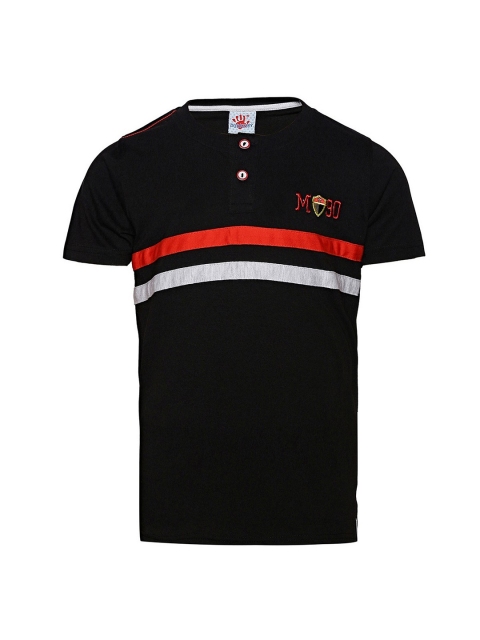 

Punkster Boys Black Printed Round Neck T-shirt