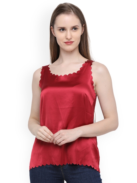 

Splash Women Red Solid Top