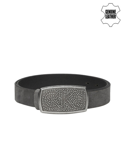 

Calvin Klein Jeans Women Grey Leather Belt