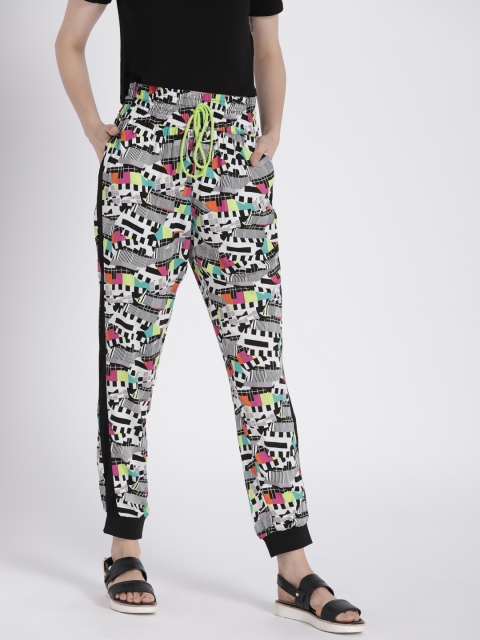 

Splash Women Multicoloured Regular Fit Printed Joggers, Multi