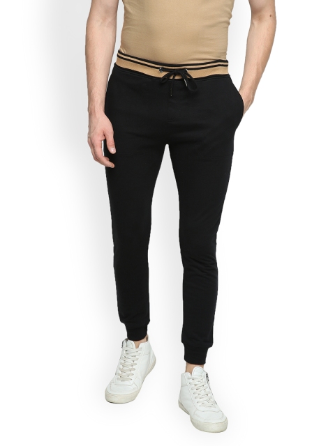 

Splash Men Black Slim Fit Solid Joggers