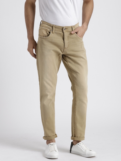 

Splash Men Khaki Skinny Fit Mid-Rise Clean Look Stretchable Jeans
