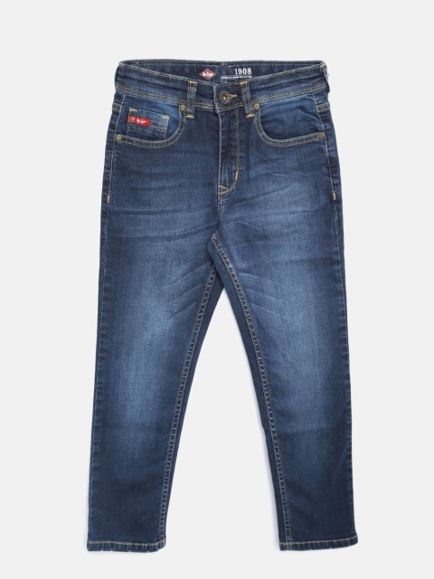 

Lee Cooper Boys Blue Slim Fit Mid-Rise Clean Look Stretchable Jeans