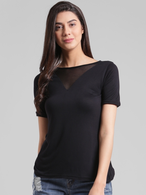 

Trend Arrest Women Black Solid Top