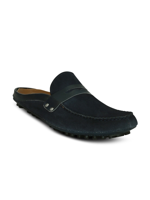 

Kielz Men Navy Blue Suede Loafers