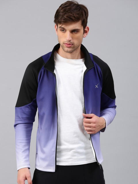 

HRX by Hrithik Roshan Men Blue Ombre Sweatshirt
