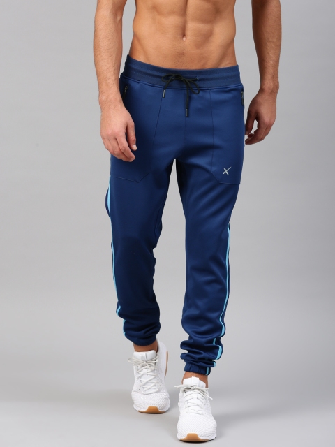 

HRX by Hrithik Roshan Men Navy Blue Rapid Dry Running Track Pants