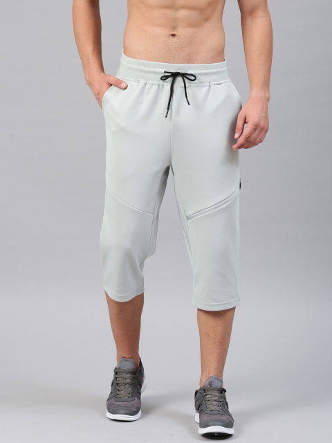 

HRX by Hrithik Roshan Men Off White Rapid Dry Training Shorts