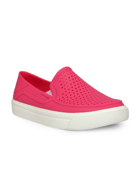 

Crocs Citilane Girls Pink Solid Slip-On Sneakers