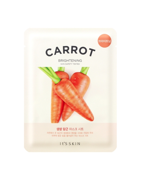

Its Skin Unisex Carrot Clear Skin Mask Sheet, Orange