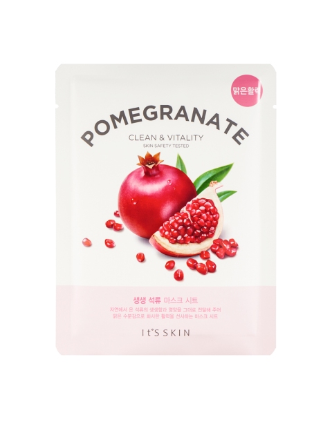 

Its Skin Unisex Pomegranate Clean & Vitality Mask Sheet, Red