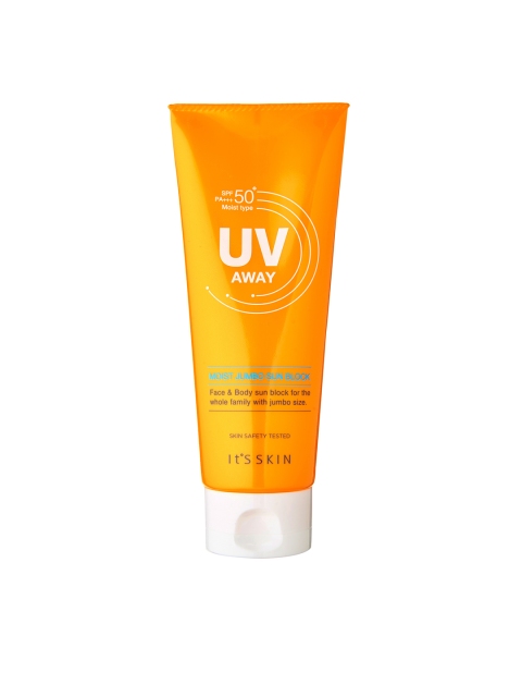 

Its Skin Unisex UV Away Moist Jumbo Sun Block 150ml, Yellow