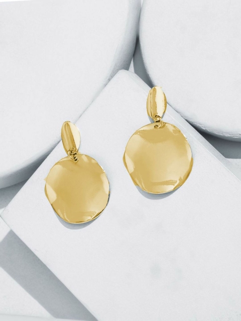 

Pipa Bella Gold-Toned Circular Drop Earrings