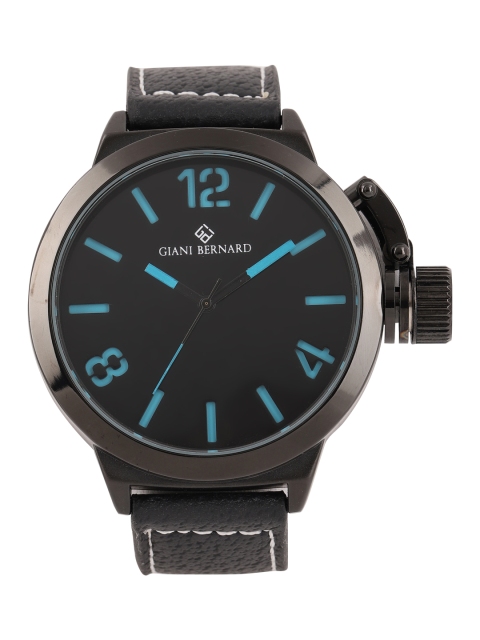 

Giani Bernard Men Black Analogue Watch GB-124C